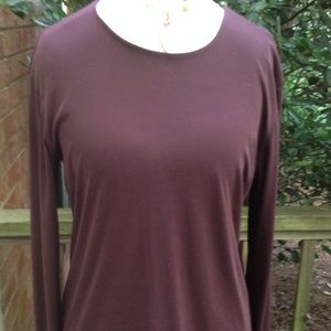 Dark plum Banana Republic Top